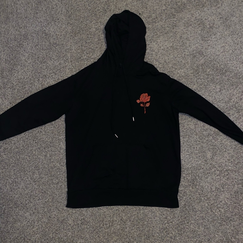 ROMWE Black Hoodie